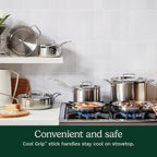 Cuisinart 12-Piece MultiClad Pro Triple Ply Stainless Stainless Steel Pots and - Image 3