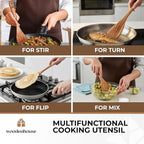 Wooden Spatula for Cooking, 12 Inch - Image 7