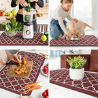 WISELIFE Dish Drying Mat Super Absorbent Drying Mat Large Dish Drying Mats - Image 6