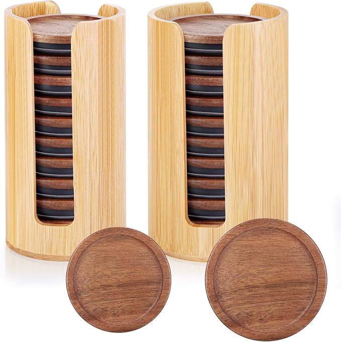2 Pack Mason Jar Lid Organizer Bamboo Ball Jar Wooden Storage Accessories by AFOROEOA