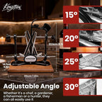 Premium Knife Sharpener with Wooden Base Ideal - Image 4