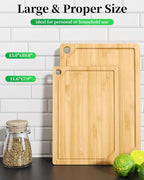 Kitsure Bamboo Cutting Board Set - Image 2