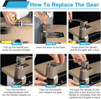 IRONWALLS Commercial Can Opener, 16” /41cm Heavy Duty Tabletop Manual Can Opener - Image 6