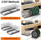 MUDEELA Pots and Pans Organizer Rack - Image 5
