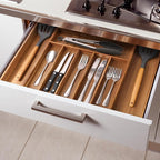 Large Premium Acacia Silverware Organizer - Image 8