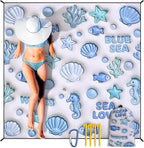 HIHOHO Beach Blanket Waterproof Sandproof Extra Large Beach Mat 79" X by HIHOHO