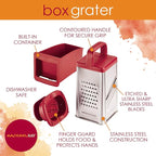 Rachael Ray Tools and Gadgets Stainless Steel Box Grater - Image 6