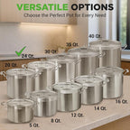 NutriChef Stainless Steel Stock Pot - Image 3