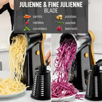 Zulay Kitchen Rotary Cheese Grater 5 Blade Cheese Shredder - Image 6