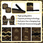 Leinuosen 8 Pcs Kitchen Towels and Dishcloths Sets Oven Mitts and Pot Holders - Image 5