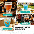 1 Pack Drink Dispenser for Parties 1.6 Gallon, Large 6L Plastic Water Dispenser - Image 4
