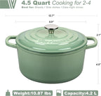 VORRINGARD Enameled Cast Iron Dutch Oven Pot - Image 2