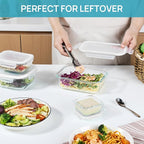 Vtopmart 8 Pack Glass Food Storage Containers - Image 6