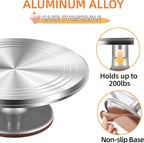 12-Inch Aluminum Alloy Cake Turntable - Image 2