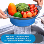 Blue Kitchen Strainer Colander Set - Image 6