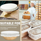 10 Pack Cloth Bowl Covers for Bread Rising - Image 2