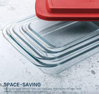 8-Piece Deep Glass Baking Dish Set - Image 3