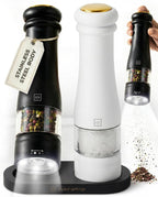 Electric Salt and Pepper Grinder Set by STYLEDSETTINGS