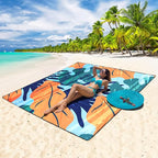 HIHOHO Beach Blanket Waterproof Sandproof Extra Large Beach Mat 79" X - Image 4