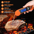 AMMZO Digital Meat Thermometer for Grilling, Candy Thermometer Instant Read - Image 2