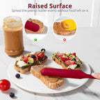 U-Taste Skinny Silicone Jar Spatula: 600ºF Heat-Resistant Food-Grade 10in Long - Image 8