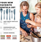 DI ORO 6-Piece Silicone Spatula Set - Image 4