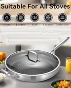 14-Inch Nonstick Hybrid Frying Pan - Image 5