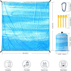 WIWIGO Beach Blanket Waterproof Sandproof Beach Mat 79" X 83"/10'x9'for 2-8 - Image 2