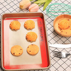 AMYONE Silicone Baking Mat for 1/8 Sheet Pan, Eighth Non-Stick Silicone Baking - Image 5