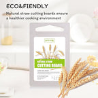 Cutting Board for Kitchen, Wheat Straw Fiber Cutting Board, Dish Washer Safe - Image 4
