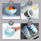 COOK WITH COLOR Mixing Bowls with TPR Lids - Image 5