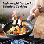 SENSARTE Nonstick Frying Pan Skillet 11Inch Non Stick Egg Pan Omelette Pans - Image 5