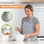 Spring Chef Magnetic Stainless Steel Measuring Cups, Kitchen Tools - Image 7