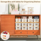 8 Pack Plastic Storage Bins - Image 6
