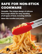 Anaeat Non-Stick Silicone Locking Tong Set of 3 - Image 2