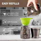 Home EC Original Gun Metal Bronze Salt and Pepper Grinder Set of 2 - Image 4