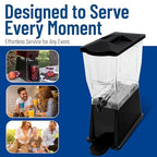 Carlisle FoodService Products Trimline Rectangular Beverage Dispenser Drink - Image 6
