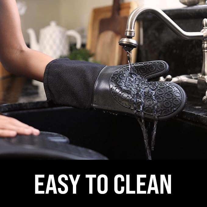 BPA-Free Silicone Oven Mitts Ultra Heat Resistant up to 500°F - Image 7