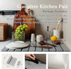 2pcs Stone Dish Drying Mat for Kitchen Counter, Quick-Dry Diatomaceous Earth - Image 2