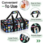 Corduroy Casserole Carrier, Insulated Lasagna Lugger - Image 3