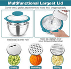 TeamFar Mixing Bowls, Stainless Steel Salad Serving Bowl - Image 4