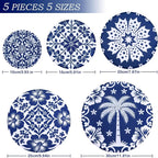 5 Pieces Bowl Covers Reusable, 5 Size Elastic Cloth Bowl Covers - Image 2