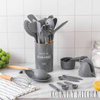 Country Kitchen Non Stick Silicone Utensil Set - Image 7