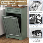 Single 10 Gallon Tilt Out Trash Can Cabinet - Image 5
