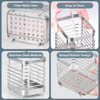 Utensil Holder, Stainless Steel Utensil Drying Rack - Image 4