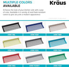 Kraus Multipurpose Workstation Sink Roll-Up Dish Drying Rack, Colander and - Image 11