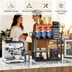 Giikin Kitchen Countertop Organizer, 2 Tier Coffee Bar Organizer, Kitchen - Image 2