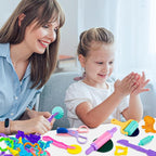 Dough Tools Set for Kids – 22 PCS Macaron Color Dough Play Tools - Image 7