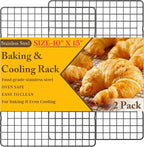 2PCS Cooling Racks for Cooking and Baking by QukakaHomeCare