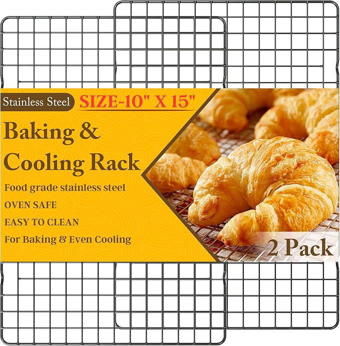 2PCS Cooling Racks for Cooking and Baking by QukakaHomeCare